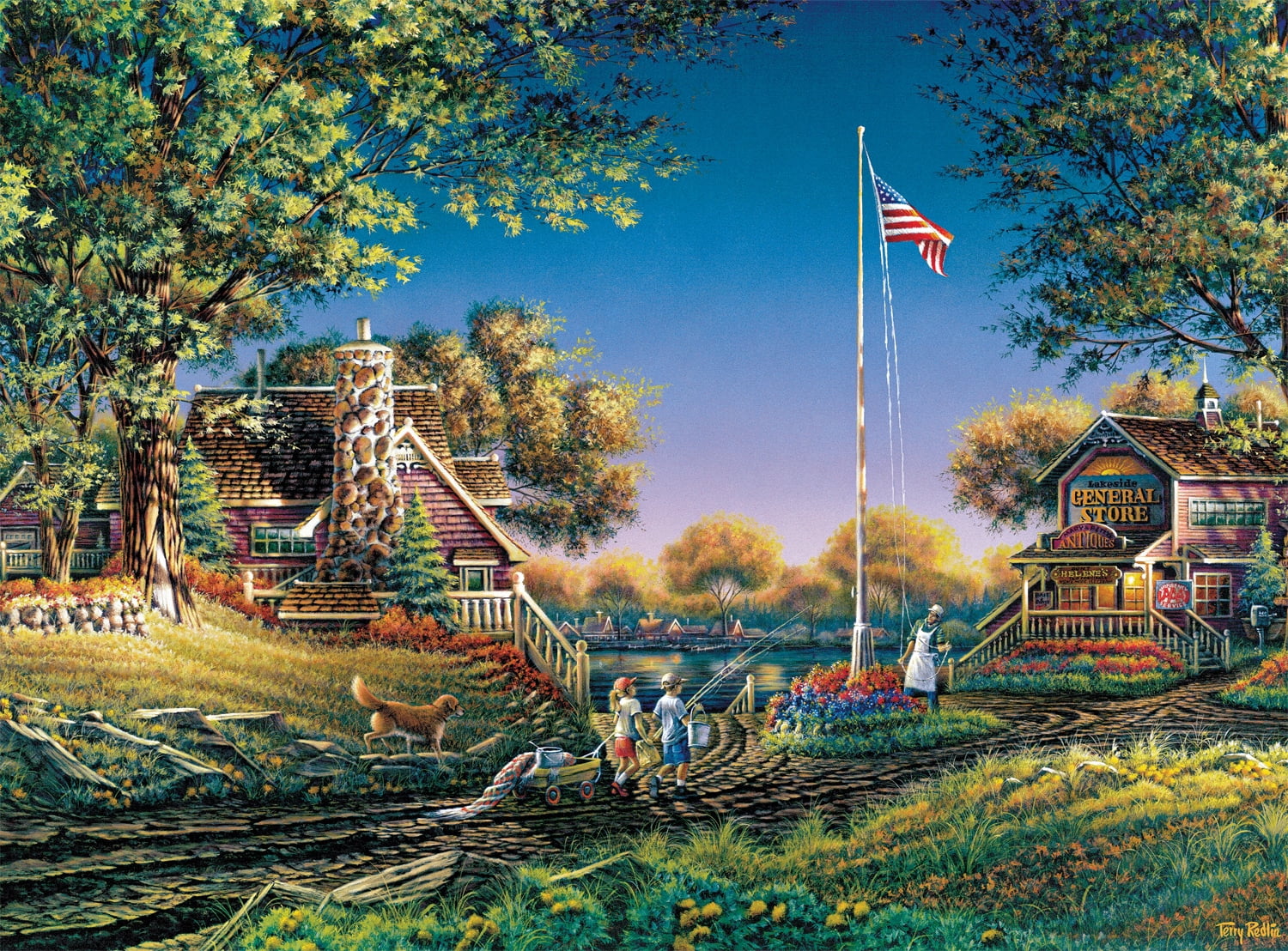 Buffalo Games 1000-Piece Terry Redlin Good Morning, America! Interlocking Jigsaw Puzzle