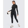 thumbnail image 3 of CRZ YOGA Womens Brushed Naked Feeling Workout Leggings 25 Inches High Waist, 3 of 4