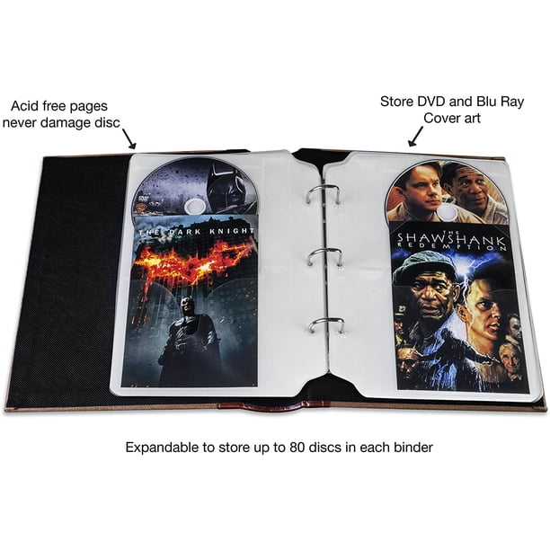 Bellagio CD/DVD Sheets (8 Pack) | Binders for ecommerce - Walmart