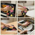 thumbnail image 5 of 2 Pcs Pioneer Flower Floral Print Pattern Kitchen Towels, Funny Microfiber Dish Towel Set, 18" X 26" Tea Towels, 5 of 6