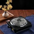 thumbnail image 4 of Compact and Portable Countertop Burner- Countertop Single Coiled Burner 1000 Watts Electric Hot Plate Temperature Controls Black, 4 of 7