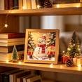 thumbnail image 6 of Christmas DIY Color Diamond Art Kits for Adults, Santa Claus Snowman Teddy Bear Crystal Bead Art Set, 3D Embossed Handmade Canvas Art, Home Wall Table Decor, Stress Relief Craft & Xmas Holiday Gift, 6 of 9