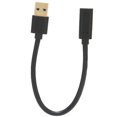thumbnail image 1 of Câble USB Type-C plaqué or 20 cm, adaptateur de charge USBA vers USBC, câble de données pour ordinateur portable, 1 of 4