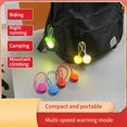 thumbnail image 3 of Backpack Light Outdoor Bicycle Stroller Silicones LED Night Running Flash Signal Warning Runner Running Lights, 3 of 7
