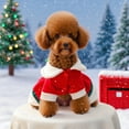 thumbnail image 5 of Elegant Festive Holiday Dress With Decorative Bow For Cats And Small Dogs Pet Attire, 5 of 5
