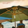 thumbnail image 4 of OULII Perche de Parasol de Patio Réglable Argentée de Remplacement pour Accessoires de Parasol d'Extérieur, 4 of 7