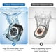 thumbnail image 2 of 2 Pack Waterproof Case for Apple Watch Series 6/SE/5/4 44MM with Tempered Glass Screen Protector,Ultra-Thin Hard PC Cover Anti-Scratch Protective Bumper for iWatch Series 6 SE 5 4 44mm Black, 2 of 5