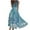 Blue, variant on GERsome Womens' V-Neck Boho Pattern Maxi Long Dress Tank Party Dress