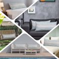thumbnail image 6 of Blue Beige Farmhouse Body Pillow Covers 20"x60", Vintage Wooden Striped Soft Brushed Microfiber Breathable Throw Pillow Covers, Decorative Pillowcase with Zipper for Couch Sofa Bedroom Living Room, 6 of 9