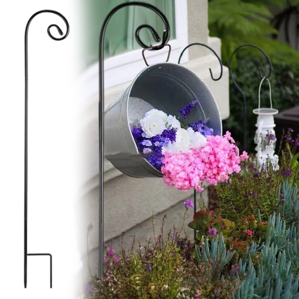 RANME 6Pack Shepherd Hook Used For Hanging Bird Feeders Flower Baskets Lanterns