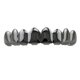 thumbnail image 3 of 2 uds parrillas de de e inferior de cobre dentaduras bucales personalidad-negro Yuyangstore Los colmillos dientes de diamante Parrillas, 3 of 8