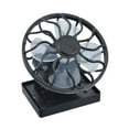 thumbnail image 2 of 3 Ventiladores Solares Para Picnic Con Soporte De Abrazadera, Ventilador Pequeño Para Senderismo, Ventilador Con Clip Manos Libres, 2 of 8