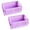 Purple-small, variant on Stackable Table Basket Organizers Office Desktop Drawer Shelf Mini Plastic Baskets Mini Foldable Desk Crates Storage Box