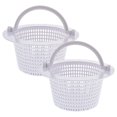 thumbnail image 1 of LEEYNEER Swimming Pool Skimmer Replacement Basket with Handle  2 Pack - Above Ground Thru-Wall Baskets, 1 of 6