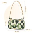 thumbnail image 3 of FORMRS Womens Shoulder Bag with Chain Strap Clutch Purse Cute Tote Handbag, Green Circle, 3 of 7