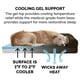 thumbnail image 4 of Furhaven Cama de gel refrescante para perros grandes con refuerzos extraíbles y funda lavable, para perros de hasta 125 libras - Sofá de felpa y gamuza - Espresso, Jumbo Plus/XXL, 4 of 5