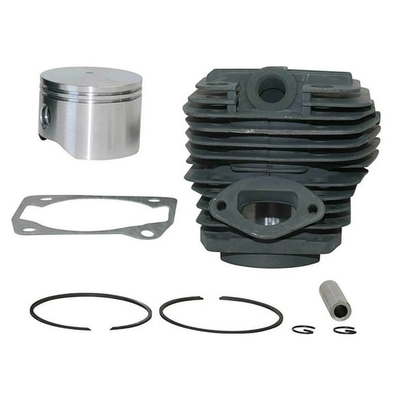 Cylinder and Piston Kit for 62cc SX62 Chainsaw - 8-Piece Replacement Set with Gasket and Rings