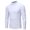 White(Mid-collar), variant on Men's Long Sleeve Slim Fit Mock Turtleneck Pullover Sweater Casual Basic Knitted Thermal Sweaters Solid Color Bottoming Shirt Top