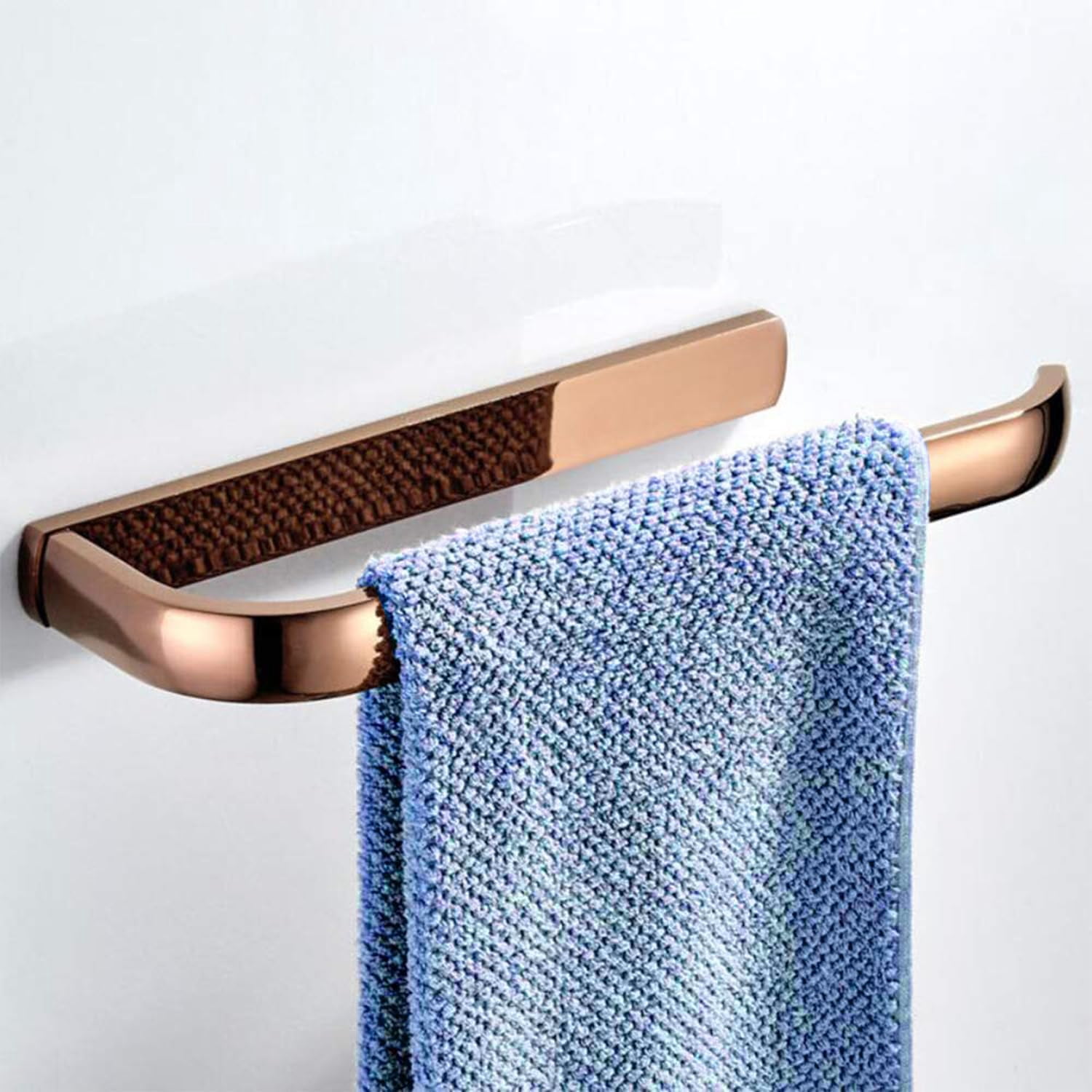 Simple Style Hand Towel Rack,Rose Gold Brass Towel Ring,Wall Mounted Towel Holder,Bath Kicthen Accessories