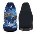 thumbnail image 6 of XYZCANDO 2 pcs Car Seat Covers for Car Seats Front Seat Cover Protective Durable, SUV Truck Vehicle Front Seats Protector, Turtle and Butterfly Pattern, 6 of 10
