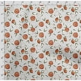 thumbnail image 4 of Soimoi Watercolor Fruit Print,Cotton Poplin, Sewing Fabric Sold by The Yard 42 Inch Wide,Sewing Craft Quilting/Quilt Making Fabric, Brown, 4 of 5