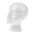 thumbnail image 5 of 11'' Foam Mannequin Manikin Display Head Hat Stand White Foams White, 5 of 10