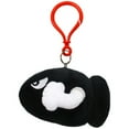 thumbnail image 1 of Super Mario Bros Bullet Bill 4" Dangler Plush, 1 of 1