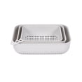 thumbnail image 1 of Plastic Basket Kitchen Sink Three-Piece Basin Vegetable Washing Basket, 1 of 1