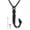 Black, variant on Fishing Hook Urn Necklace for Ashes Stainless Steel Cremation Jewelry Always in My Heart Ashes Necklaces Memorial Keepsake for Men
