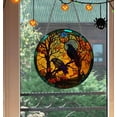 thumbnail image 2 of PATLOLLAV Halloween Crows Stained Acrylic Window Hanging Signs,Crow Raven Wall Decor for Bird Lovers,Halloween Fall Christmas Decor for Home,Cafe,Halloween Clearance, 2 of 3