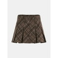 thumbnail image 5 of Madden NYC Women’s Plaid Mini Skirt, Sizes XXS-2XL, 5 of 5