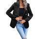 thumbnail image 5 of Chaqueta blazer Mina Self Black Tweed Plaid para mujer, 5 of 6
