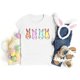 thumbnail image 2 of Mujeres Manga Corta de Verano Tops Pascua Impresa Cuello Redondo, Blusa de Moda Casual para la Primavera, 2 of 4