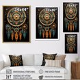 thumbnail image 4 of Designart "Gold Dream Catcher Folklore II" Dream Catcher Floater Framed Canvas Art Print, 4 of 7