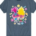 thumbnail image 3 of Trolls - Band Together - Poppy Viva Stickers - Toddler and Youth Short Sleeve Graphic T-Shirt, 3 of 5