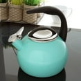 thumbnail image 3 of Chantal 37-ANN AQ Enamel on Steel 40th Anniversary Teakettle, 2 quart, Aqua, 3 of 3