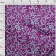 thumbnail image 3 of oneOone Viscose Jersey Purple Fabric Asian Block Sewing Material Print Fabric By The Yard 60 Inch Wide, 3 of 4