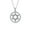 Clear, variant on Bling Jewelry Womens Cubic Zirconia CZ Pave Judaica Star of David Pendant Necklace Sterling Silver