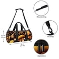 thumbnail image 5 of Thanksgiving Large Capacity Sports Bag, nice for Luggage, Travel Tote, Soccer, and Weekender Use, with 17.7-inch Size and Interior Zipper Pocket, 5 of 6