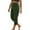 Army Green1, variant on AherBiu Capri Yoga Pants for Women High Waisted Stretch Slim Fitted Bottoms Capris Sports Leggings 3/4 Length