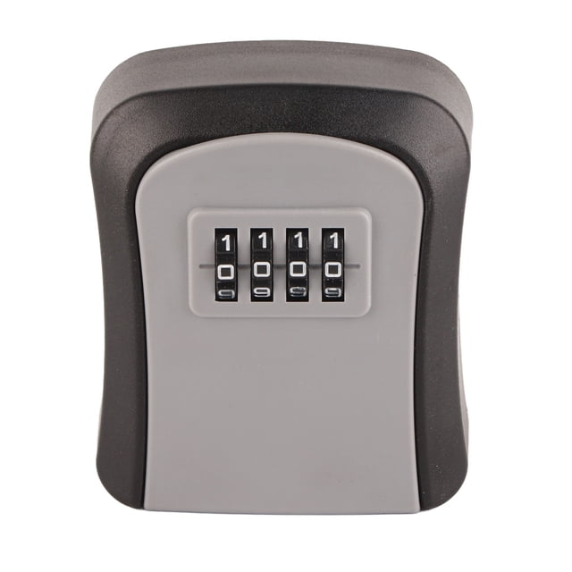 Key Lock Box, Aluminum Alloy Wall Mounted Security Key Organizer Waterproof 4 Digit Password Key Cabinet For Outdoor Indoor,Portable Combination Lockbox, 3.78 X 3.15 X 1.61inch