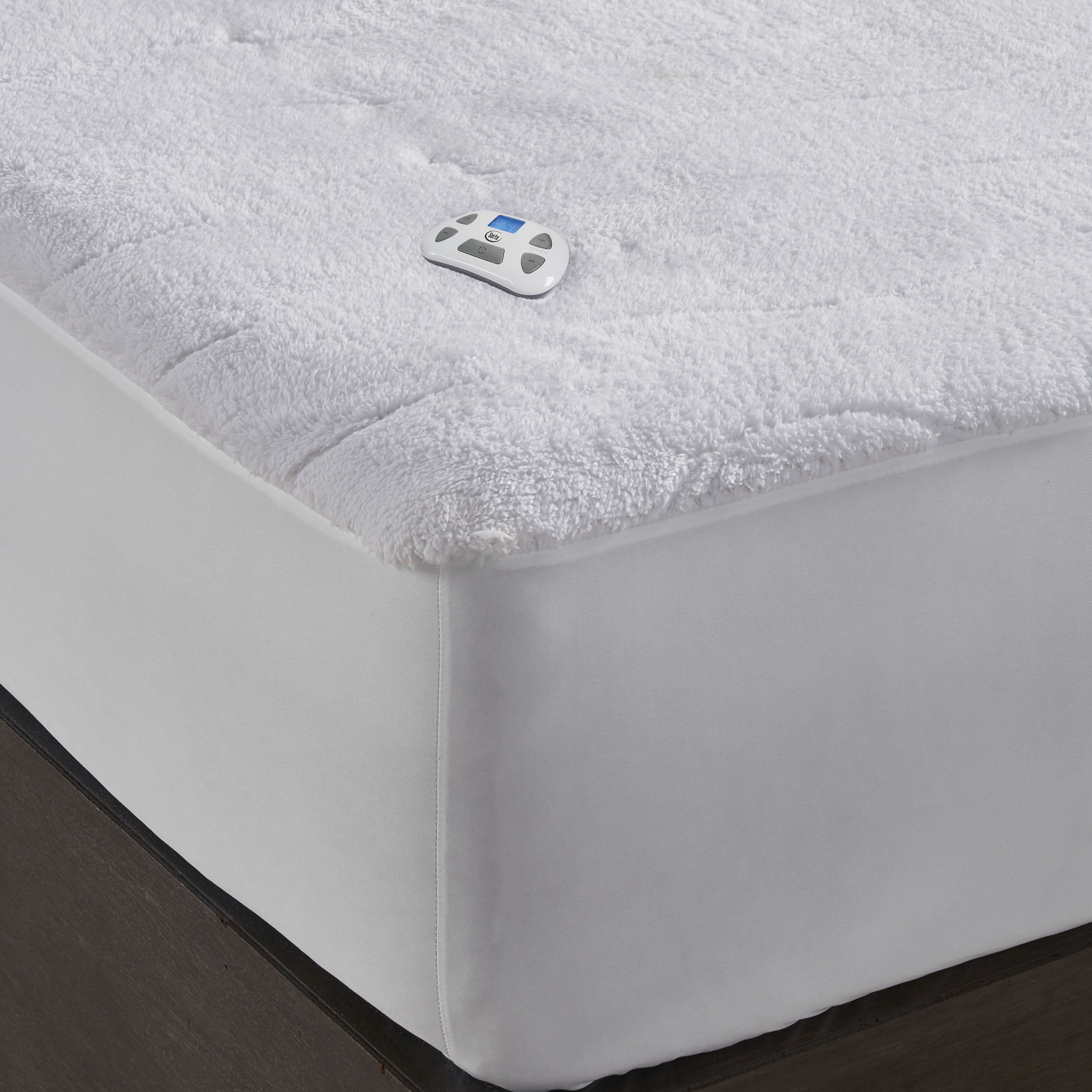 Serta Sherpa Electric Heated Mattress pad with programmable digital  controller - Walmart.com