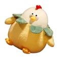 thumbnail image 4 of Adorable pollito de peluche, juguete decorativo multiusos, práctico, regalo, almohada para tirar Verde 33cm, 4 of 9