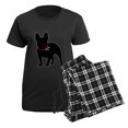 thumbnail image 5 of CafePress - French Bulldog Silhouette Women's Dark Pajamas - Women's Short Sleeve Print T-Shirt and Pants Dark Cotton Pajama Set, 5 of 7