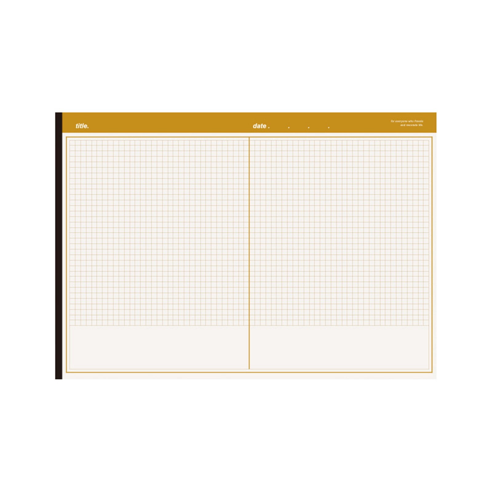 Ngheia 3 Pack B5 Tearable Notepad, Horizontal Format 20 Sheets 40 Pages Detachable Memo Noteb00k for Daily Writing