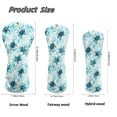 thumbnail image 6 of Uorisanigo Golf Club Headcover for Driver Fairway Wood Hybrids Head Cover, 3 PCS Set, Funny PU Leather Tropical Sea Turtle Headcovers for Club Protective, Keep Clubs Dry and Clean, 6 of 7