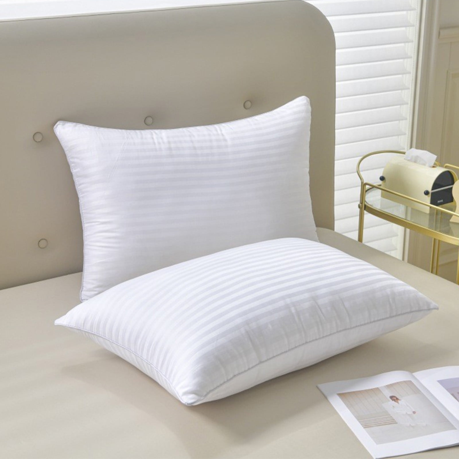 Antqov Pillow Core Hotel White Pillow Soft Pillow Decorative Pillow Insert for Sofa, Bed and Couch