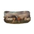 thumbnail image 2 of Rocae Three Horses Oil Painting for Sweatbands Sports Headband for Men and Women,Fashion Sweat Bands Headbands for Running,Cycling,Football, Yoga, Fitness, 2 of 9