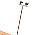 thumbnail image 3 of 20 Unids Lámpara de Calle de 2 LED 1: 100 Ho Scale Street Light Scenery Mini Farol para Mesa de Modelo 2, 3 of 5