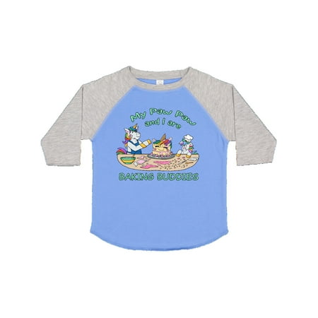 

Inktastic My Paw Paw and I Are Baking Buddies Gift Toddler Boy or Toddler Girl T-Shirt